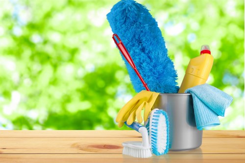 Professional hard floor cleaning service in a Camden property entrance