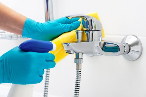 Communal area cleaning for a mixed-use property in Camden
