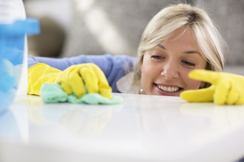 Deep carpet cleaning process for a Camden flat with fitted carpets