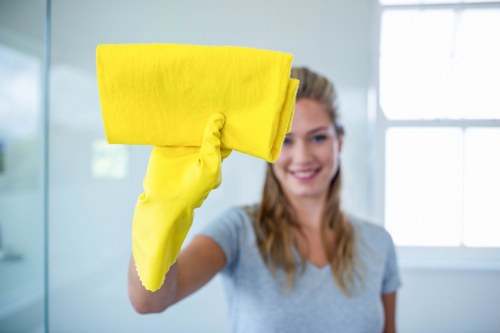 Camden property with carpet stain treatment being applied in a living room