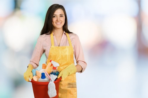 Regular cleaning of bin store and shared spaces in Camden