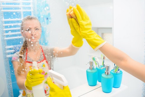 Local cleaners preparing a Camden property for handover