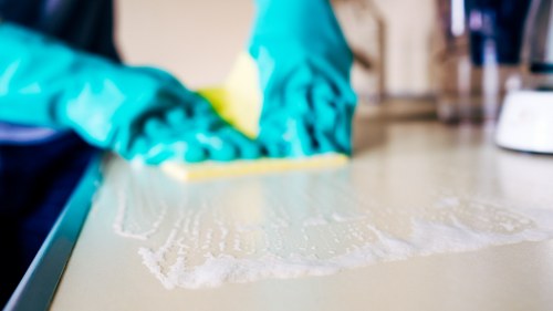 Professional cleaning of a Camden workplace kitchen and break area