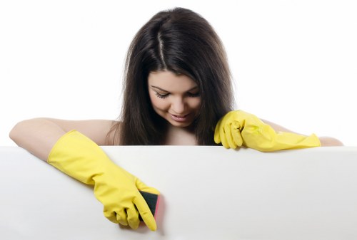 Upholstery cleaning on a fabric sofa in a Camden home